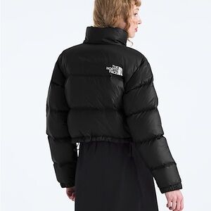 NorthFace Women’s Nuptse Short Black Puffer Jacket - Small